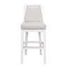 Modern Swivel Stool With Tall Back