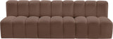 Arc - Faux Leather 3 Seats Modular Sofa