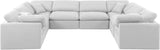 Indulge - Linen 8 Piece Modular Sectional - White