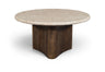 Pietra - Travertine And Mango Wood Table