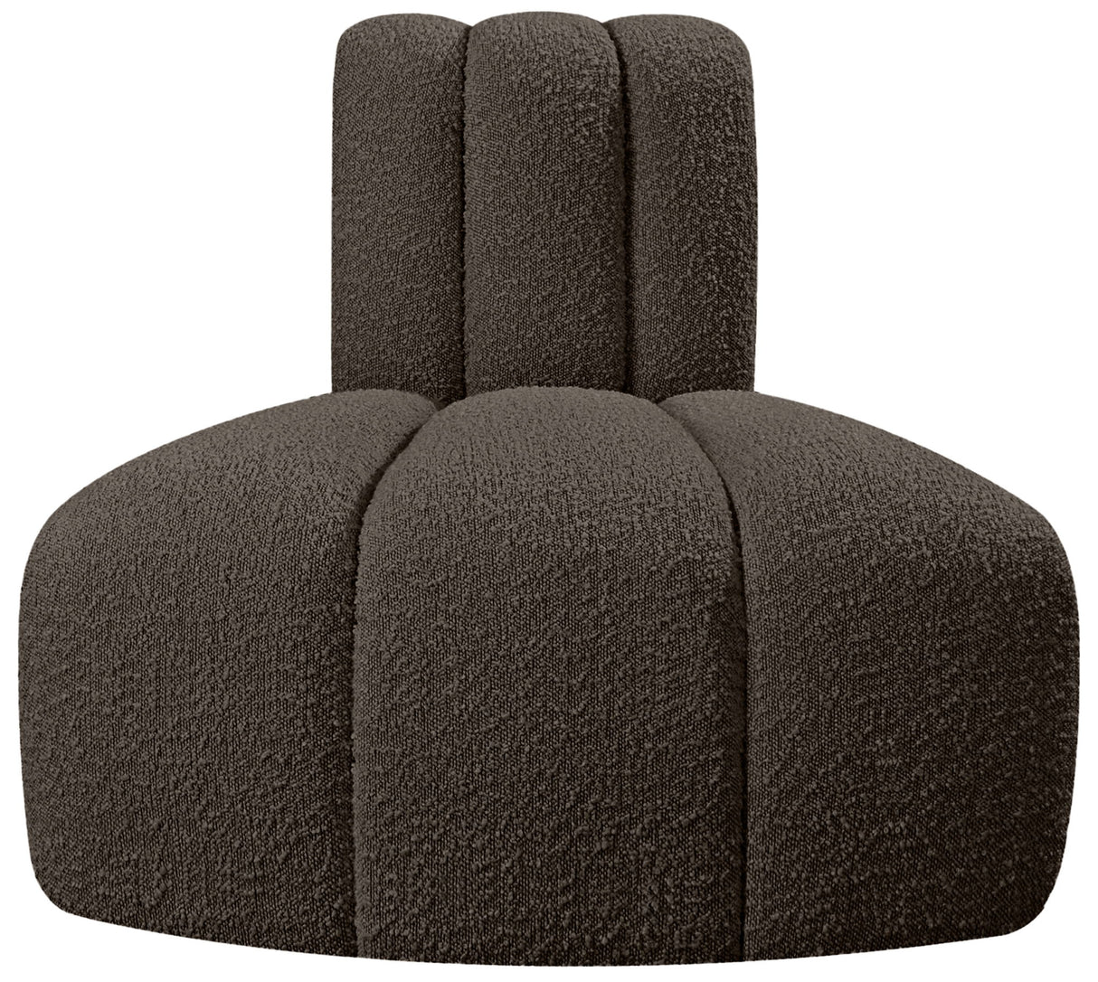 Arc - Boucle Fabric Reverse Corner