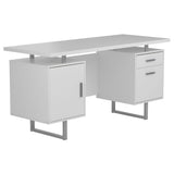 Contemporary 2 Drawer Computer Desk
