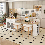 Expandable Kitchen Island With Power Outlet