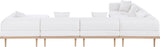 Laguna - 7 Piece Resilient Water Resistant Fabric 142" Upholstered Outdoor Patio Modular Sectional