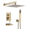 Modern 10" Wall Mounted Rainfall Shower Head System