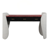 Jamonica - Vanity Desk - Gray & Dark Brown