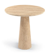 Fontelina - 30" Genuine Bistro Dining Table - Travertine
