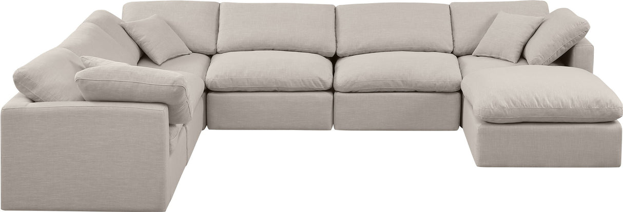 Indulge - Linen 7 Piece Modular Sectional