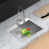 Stainless Steel Drop In Kitchen Sink, Topmount