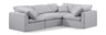 Indulge - Linen 4 Piece Modular Corner Sectional
