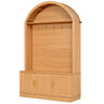 Arched Top Hall Tree With 5 Hooks