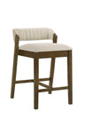 Landyn - 30" Sepia Brown Bar Height Rubberwood Barstool
