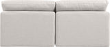 Indulge - Linen 2 Seat Modular Armless Sofa
