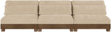 Turin - Fabric Upholstered Modular Armless Sofa