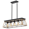 Chandelier Pendant Light For Dining Room Kitchen, 5 Light Fixture With Adjustable Height