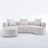 Modular Sectional Sofa With L Shape Chaise With Deep Seat
