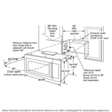 GE JVM3162RJSS microwave detail