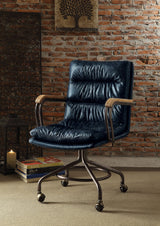 Harith - Retro Top Grain Leather Office Chair