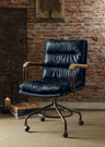 Harith - Retro Top Grain Leather Office Chair