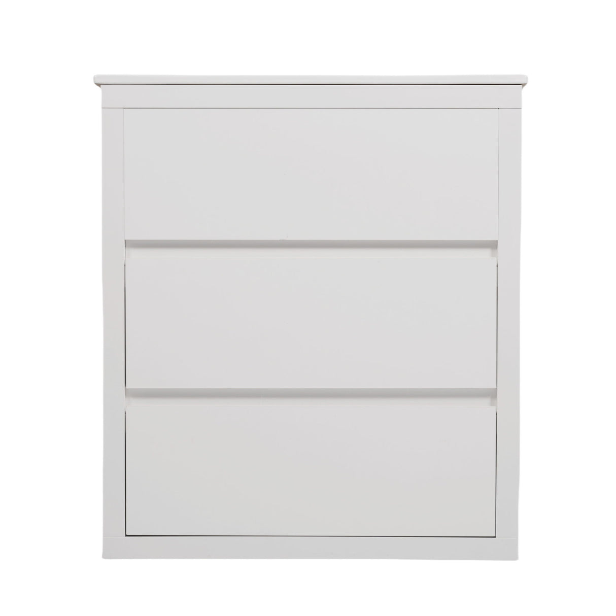 Freestanding Bathroom Vanity With Ceramic Sink, 2 Full Extension Drawers