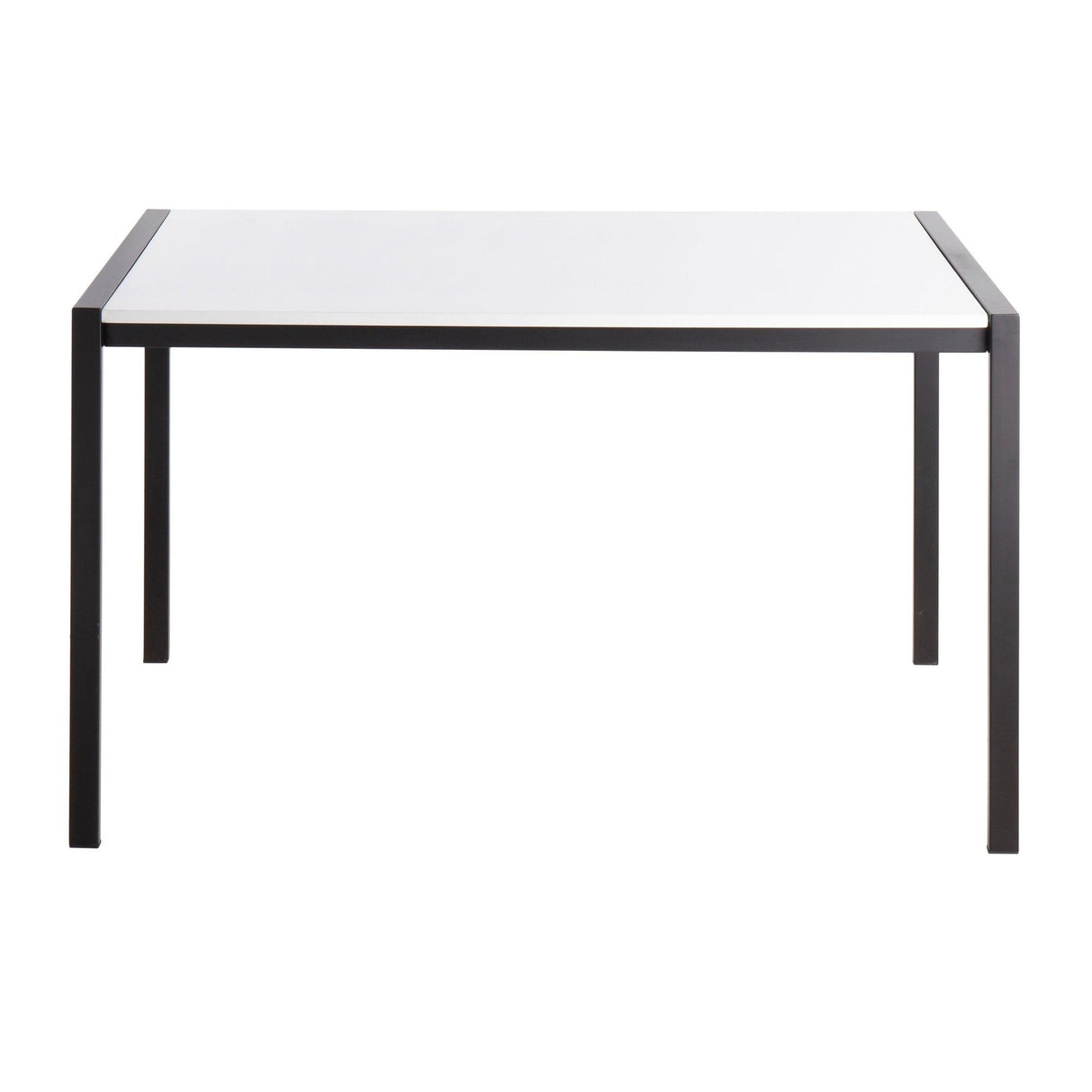Fuji - Contemporary Dining Table - Black Metal