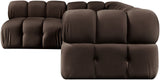 Orin - Fabric Velvet 4 Piece Modular Sectional