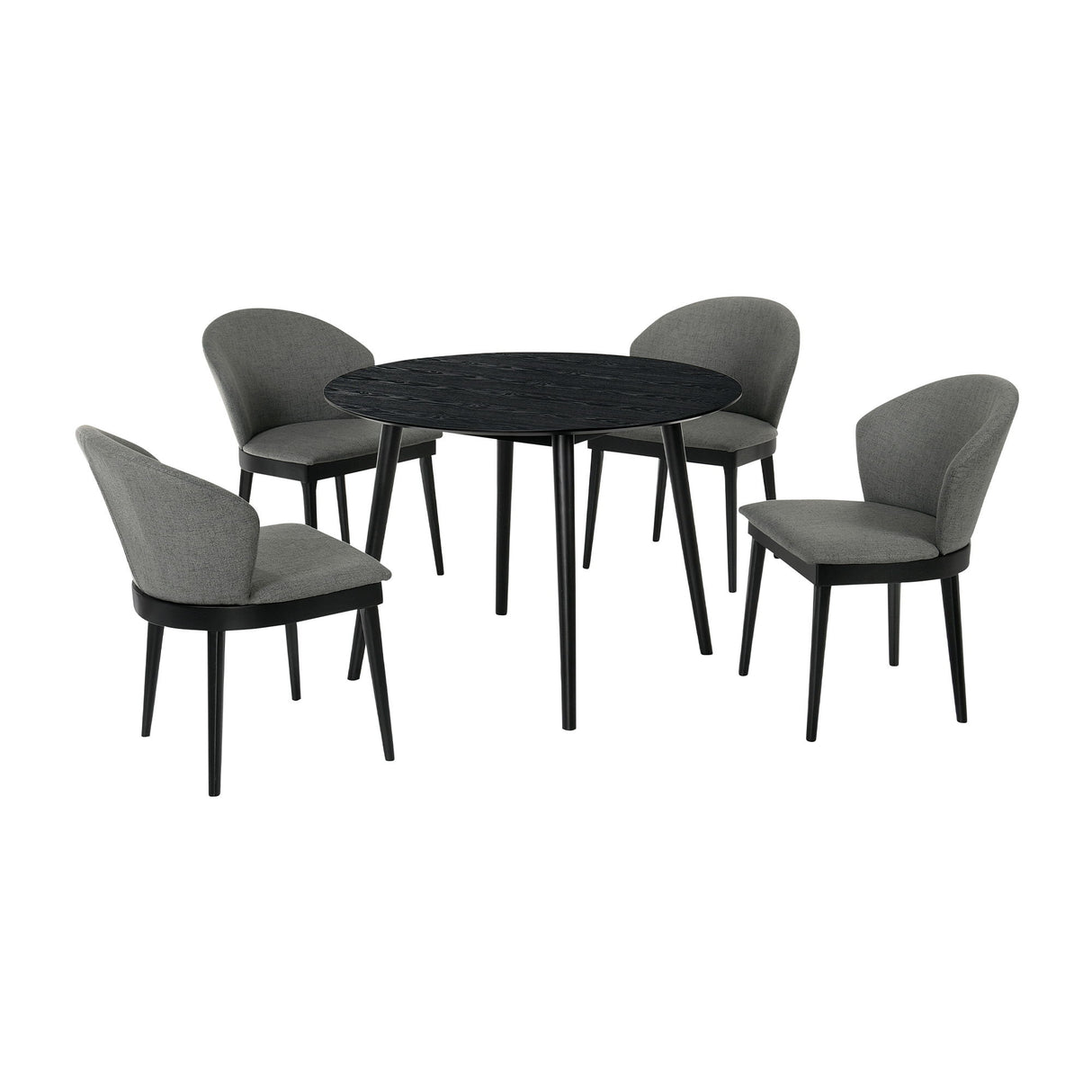 Arcadia - Dining Room Set With Black Table