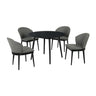 Arcadia - Dining Room Set With Black Table