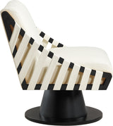 Millwin - Swivel Accent Chair With Black Base