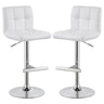 Lenny - Upholstered Adjustable Bar Stool (Set of 2)