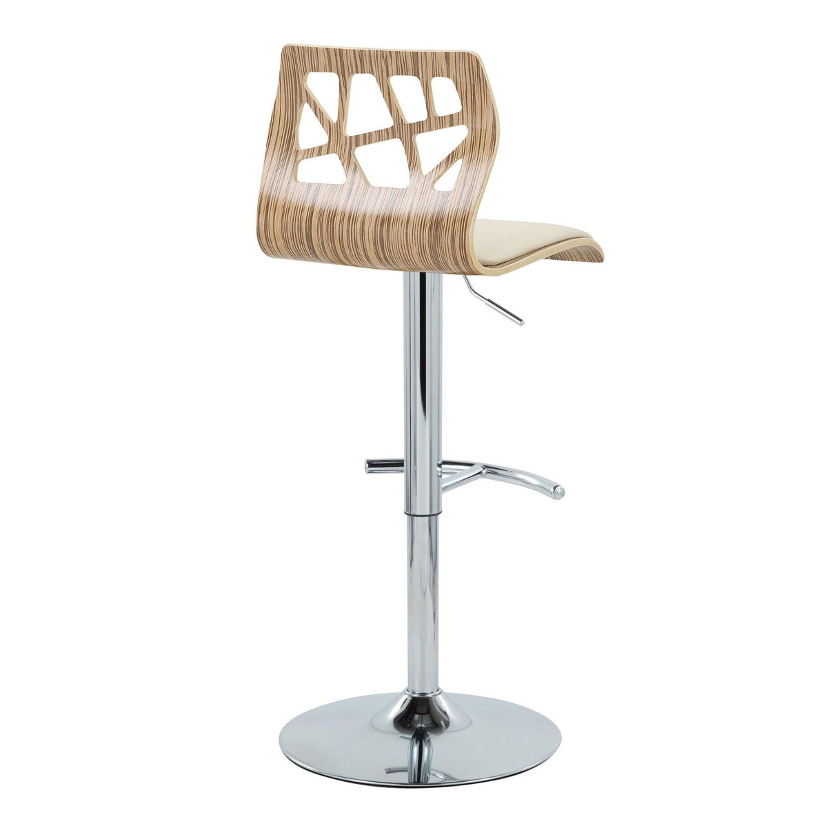 Folia - Adjustable Barstool (Set of 2) - Light Brown