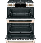 Caf(eback)(TM) 30" Smart Slide-In, Front-Control, Dual-Fuel, Double-Oven Range with Convection - (C2S950P4MW2)