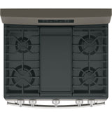 GE JGBS66EEKES - 30 in. 5 cu. ft. Gas Range with 5 Sealed Burners & Griddle - Slate