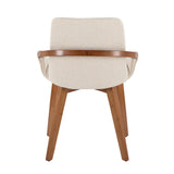 Cosmo - Chair - Walnut Bamboo Legs