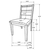 Lytton - Dining Side Chair (Set of 2) - Brown Oak
