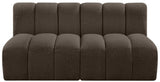 Arc - Boucle Fabric 2 Seats Modular Sofa