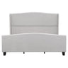 Platform Bed Frame With Tall Headboard And High Footboard