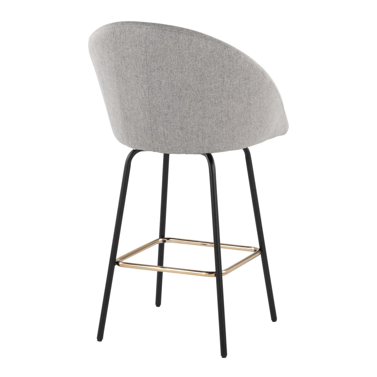 Matisse - Fixed-Height Counter Stool (Set of 2) - Black Metal