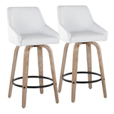 Hannah - 26" Fixed-Height Counter Stool With Swivel (Set of 2)