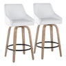 Hannah - 26" Fixed-Height Counter Stool With Swivel (Set of 2)