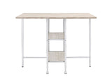 Raine - Counter Height Table - Antique White & Chrome