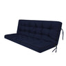 3 Seater Outdoor Porch Swing Cushion With Backrest, Waterproof