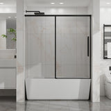 Semi Frameless Tub Sliding Shower Door