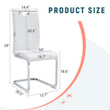 Bow Shaped Chairs, Ergonomic Design, Non Slip Base
