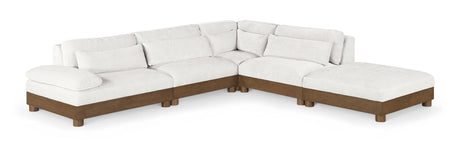 Turin - Fabric Upholstered 5 Piece Modular Sectional