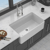 Single Bowl Kitchen Sink Workstation - White