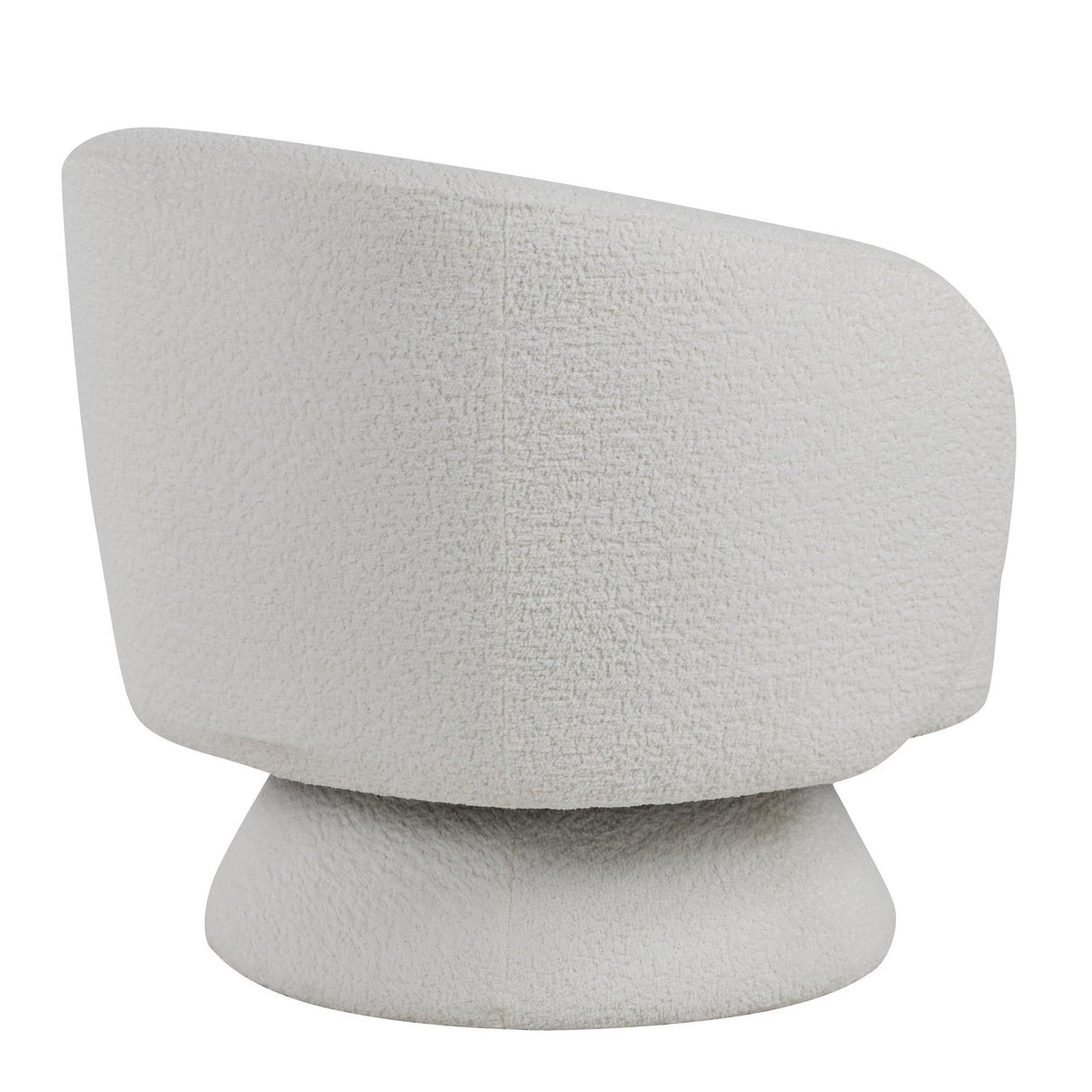 Zara - Upholstered Contemporary Swivel Accent Chair With Pillow