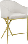 Xavier - Counter Stool with Gold Legs