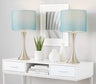 Lenuxe - Contemporary Semi Gloss Table Lamp (Set of 2)