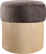 Nimes - Ottoman / Stool With Natural Base